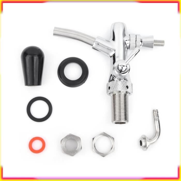 Robinet De Bière, G5/8 Chrome Placage Robinet De Bière En Acier Inoxydable Robinet De Bière Réglable Durabilité Prolongée