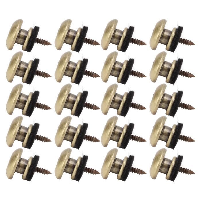 Boutons De Sangle De Guitare 20 Ensembles De Boutons Fixes De Sangle De