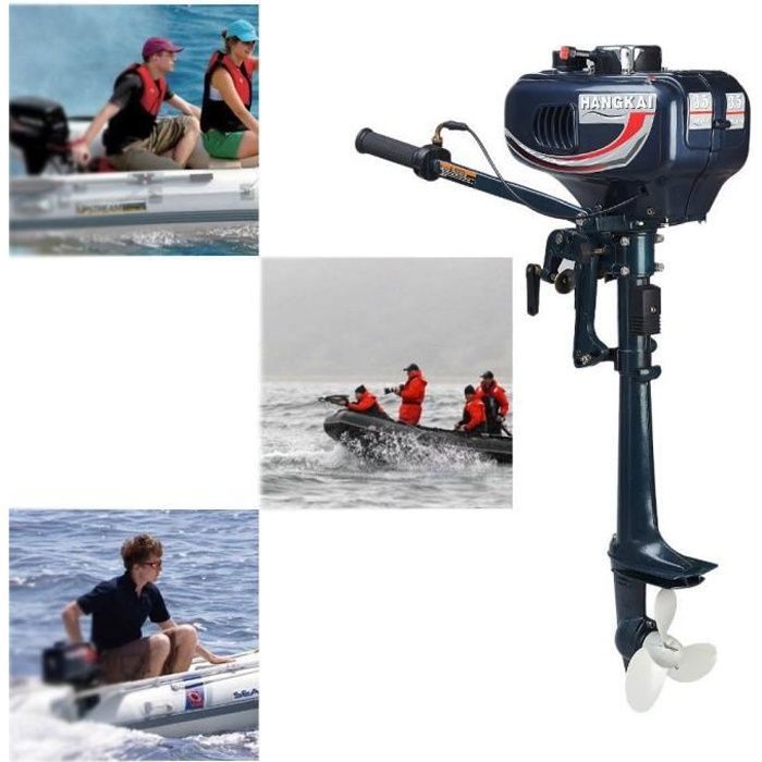 Bateau Moteur 2 Temps Ou 4 Temps Moteur électrique pour bateau 2-temps 3,5HP 2,5KW - Cdiscount Sport