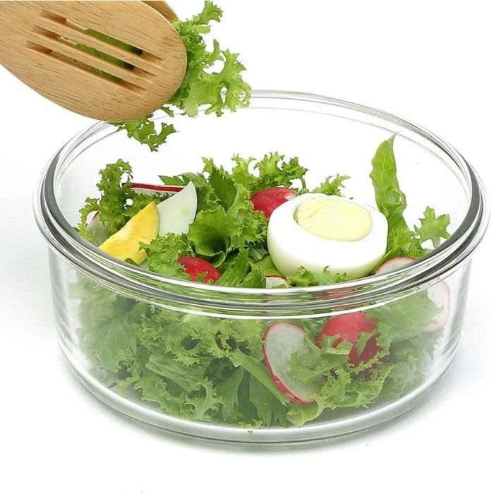 Boîte à Bento Lunch Box en Verre Boîte de Rangement MicroOndes Lunch Box Lunch Box avec