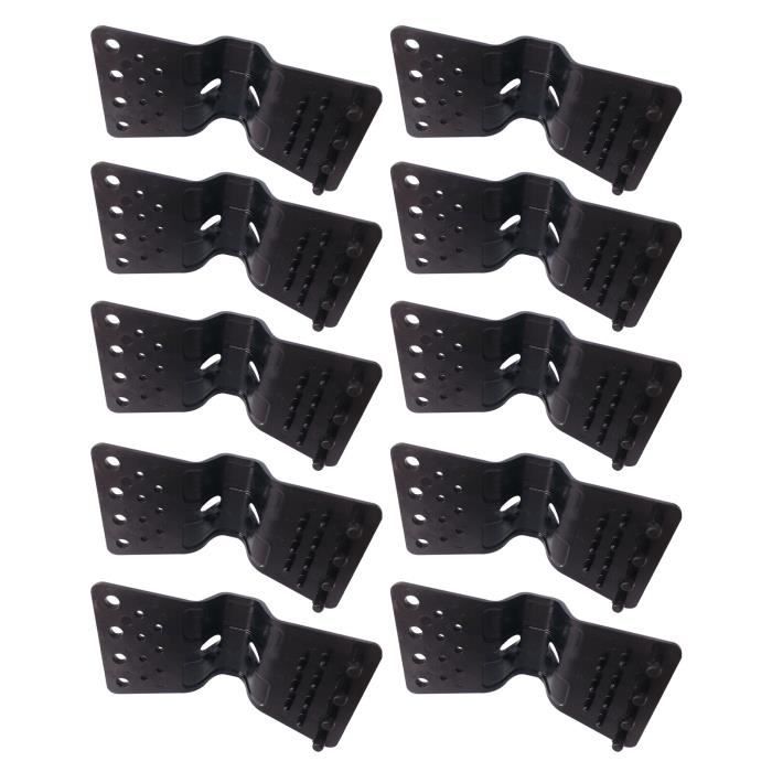 Lot de 500 pinces de fixation pour clôture agricole en acier inoxydable