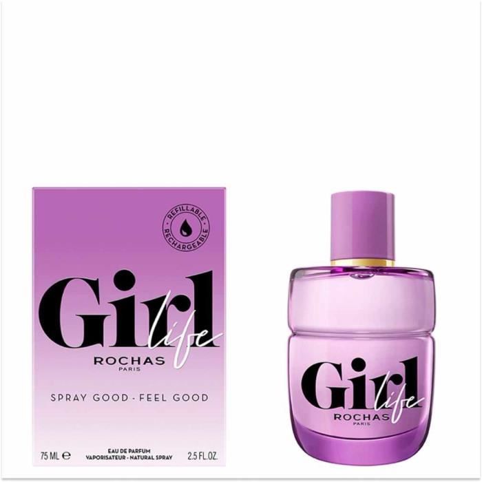 Eau de Parfum - Rochas Girl Life - Femme - 75ml - Concentration: Eau de parfum