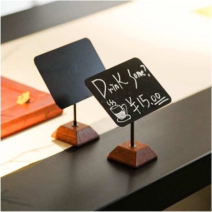 Mini Tableau Noir Mini Tableau Noir Tiré À La Main Petit Tableau Noir  Effaçable Prix Table Dessert Étiquette Porte Petit Tab[x2217] - Cdiscount  Beaux-Arts et Loisirs créatifs