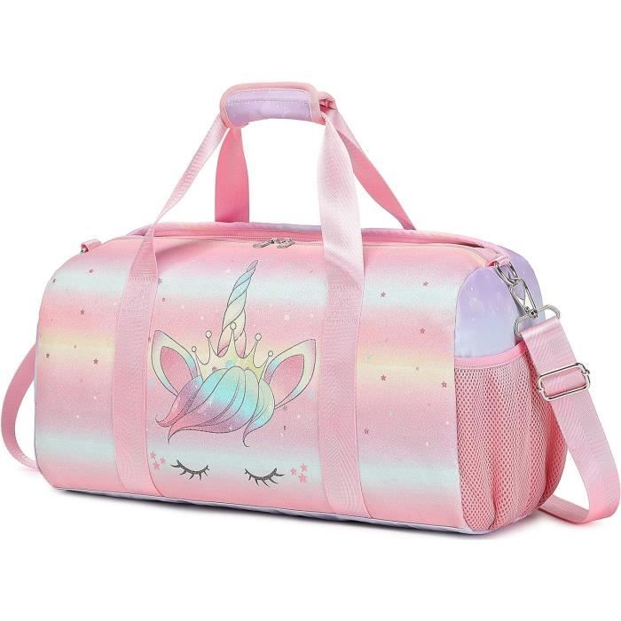 Sac De Sport Fille Enfant Sac Voyage Sac Polochon Sac De Gym