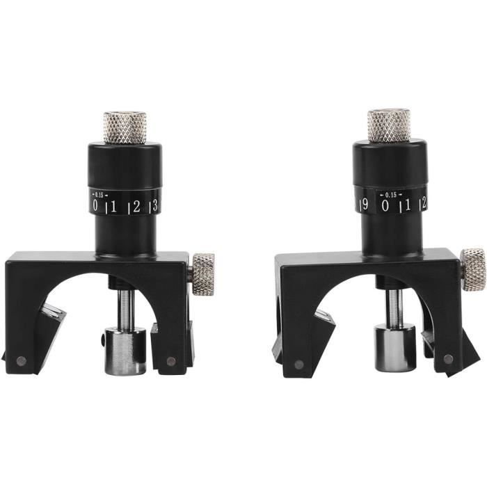 2 Jauges Magnétiques De Réglage Pour Lames De Rabot - Ajustable Pour Fraises De 75 à 125 Mm - Pour Travail Du Bois