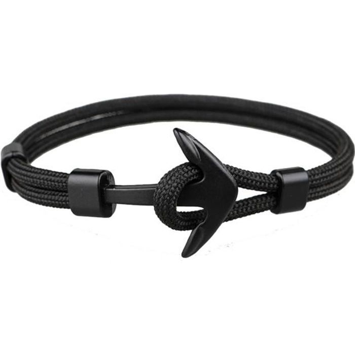 bracelet ancre noir et or bracelet ancre noir et or