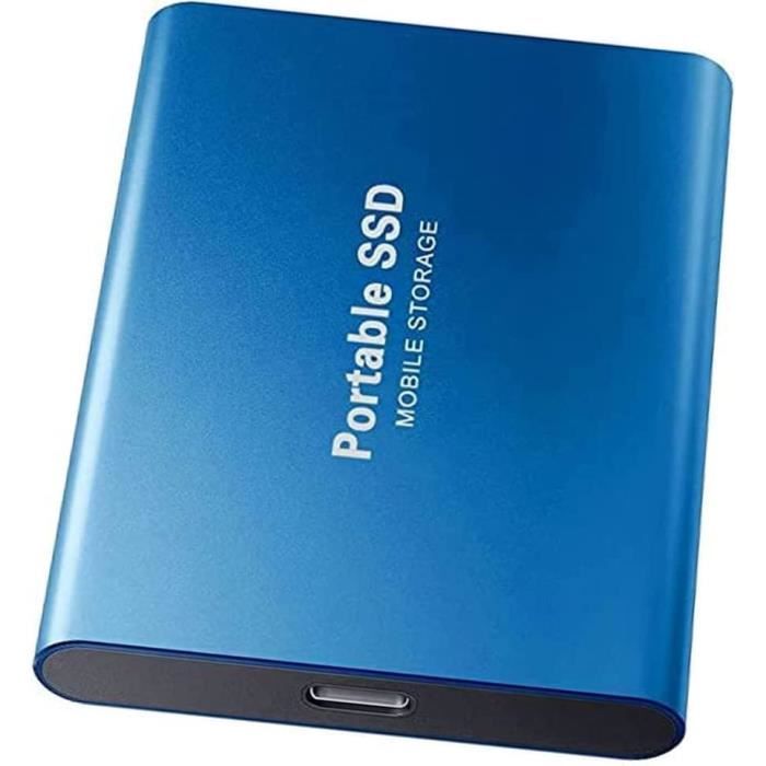 Disque Dur Externe Portable 4 To SSD Externe USB 3.1-Type-C Disque Dur  Externe 4000 Go De Stockage De Sauvegarde Avec Connecte[1509]