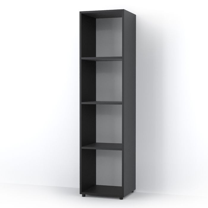 Meuble de rangement cube Ludus 142.5x36.2cm Noir Vicco 30160