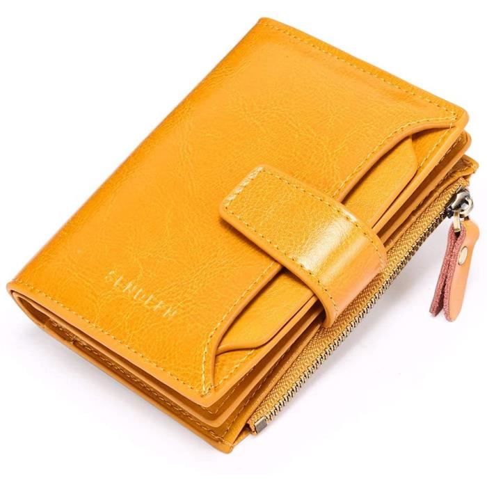 Portefeuille Ancien En Cuir - Vintage, Pour Homme Ou Femme, Patine Naturelle