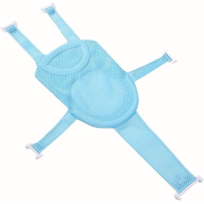 KinderALL - Coussin De Bain Bébé 0-6 Mois - Support Antidérapant Blanc