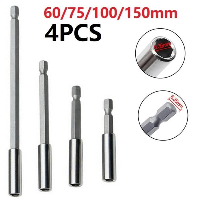 Mini Clé à Cliquet 1/4 (6,35 Mm) Avec Tige Tournevis - Longueur 127 Mm, Compacte, Pour Travaux En Espaces Restreints