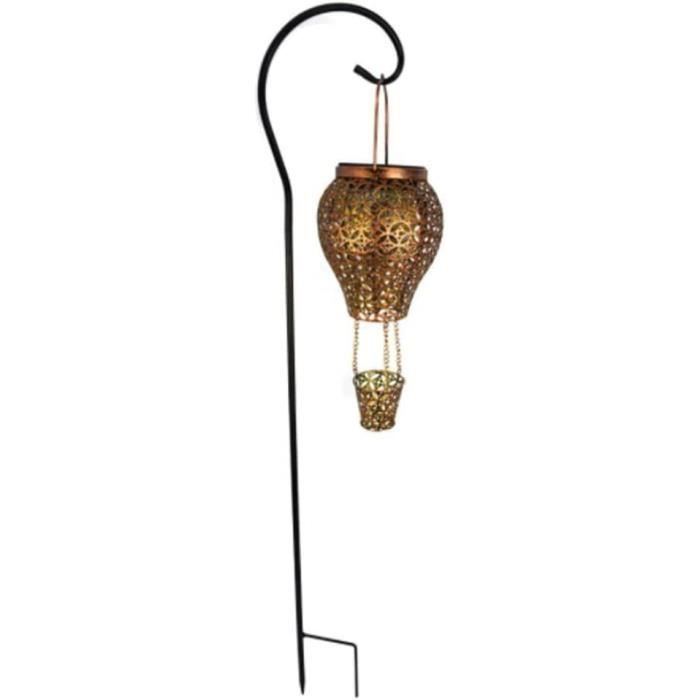 Attrape-Soleil Montgolfière En Acrylique Teinté - Décoration Colorée Pour Fenêtre, Jardin, Intérieur - Éloigne Les Oiseaux