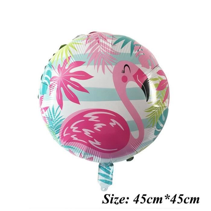 Ballon De Baudruche 1 Pieces Cygne Blanc Ballon Flamant Rose Couronne Ballons Joyeux Anniversaire Fete Type 18 Inch Flamingo Cdiscount Maison