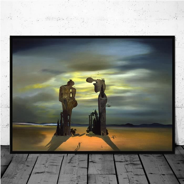 Tableau - Salvador Dali - Surréaliste - 40x50cm - Toile Non Encadrée