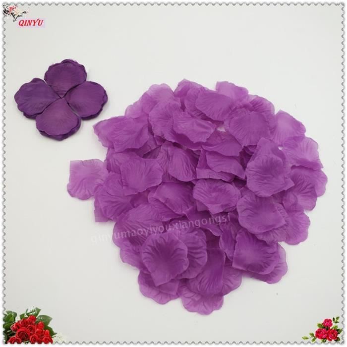 Pétales de Rose Artificielles, Romantique Petal de Rose, 4000 Pièces