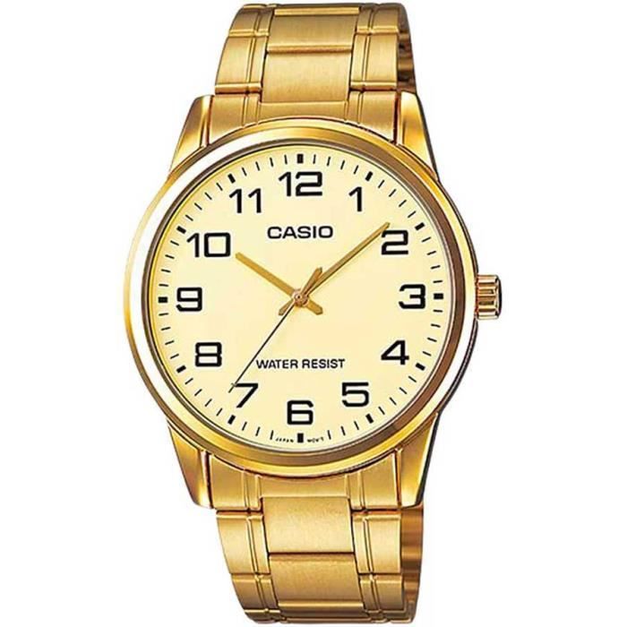 Montre Homme Quartz Acier Inoxydable - Occasion, Pile Récemment Changée - Style Classique