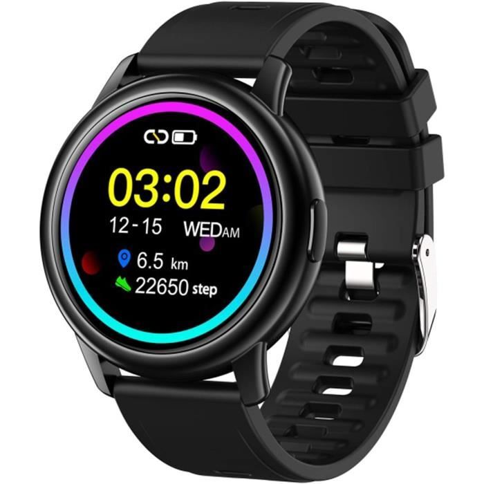 Montre Intelligente 1,83" HD Écran Tactile Complet Suivi De Fitness Montre De Course Bluetooth Surveillance De Temperature Pedometre Compatible Avec P9583459