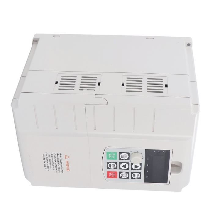 Variateur De Fréquence VFD 380V 2,2KW - Contrôle De Vitesse Moteur Triphasé, Pour Machines, Ventilateurs, Pompes - 4