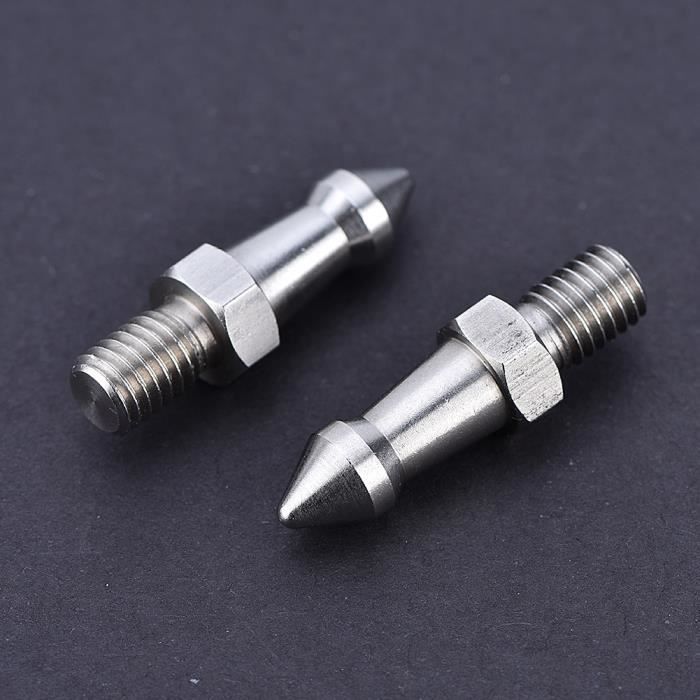 Lot De 5 Vis 1/4" En Acier Inoxydable Pour Trépied D'appareil Photo - Longueur Totale 21 Mm, Tête 12/16 Mm - Pour Plaque De Dégagement Rapide