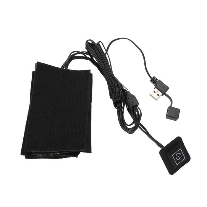 Coussin Chauffant USB Portable - 5 Pièces - Température Réglable - Imperméable - Pour Vêtements