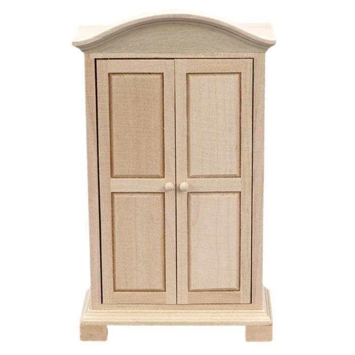 Tabletop Armoire Décoration Mini Maison Piège En Bois Porneau Mobilier