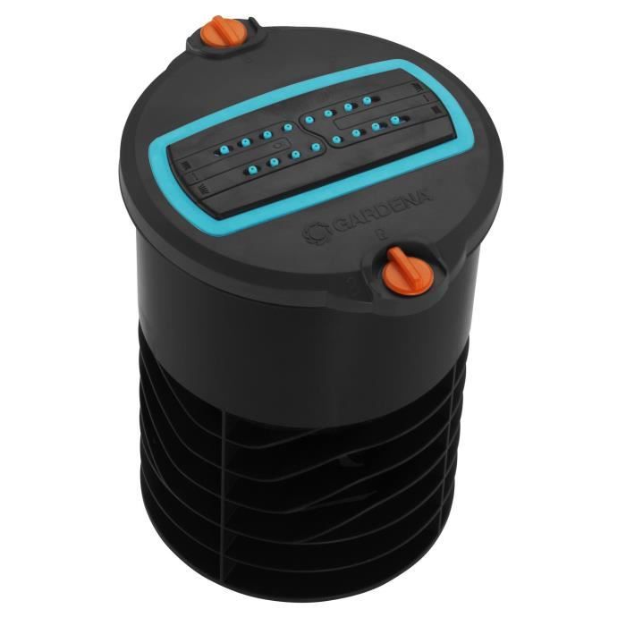 Arroseur oscillant escamotable GARDENA - OS 140 - Pour surfaces carrées et rectangulaires jusquà 140 m²