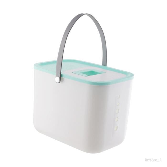Récipient à Riz Baoblaze - 10 Kg, Bac De Stockage Alimentaire Avec Roulettes, Transparent, étanche, Pour Farine, Céréales, Sucre... Organisez Votre Cuisine !