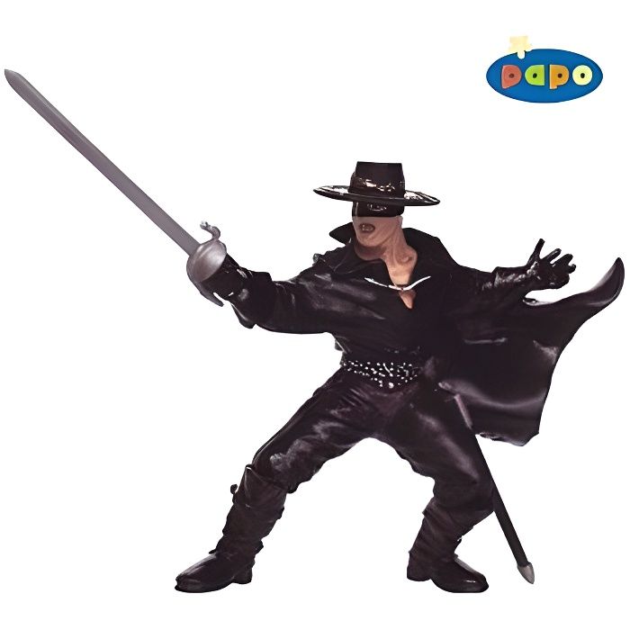 Figurine Zorro Avec Lasso Et épée - Zorro Production 2008, Plastique, Occasion Bon état