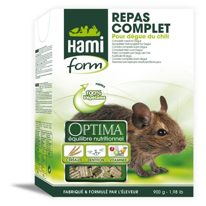 Hamiform Repas Complet Optima Pour Octodon 900g Cdiscount