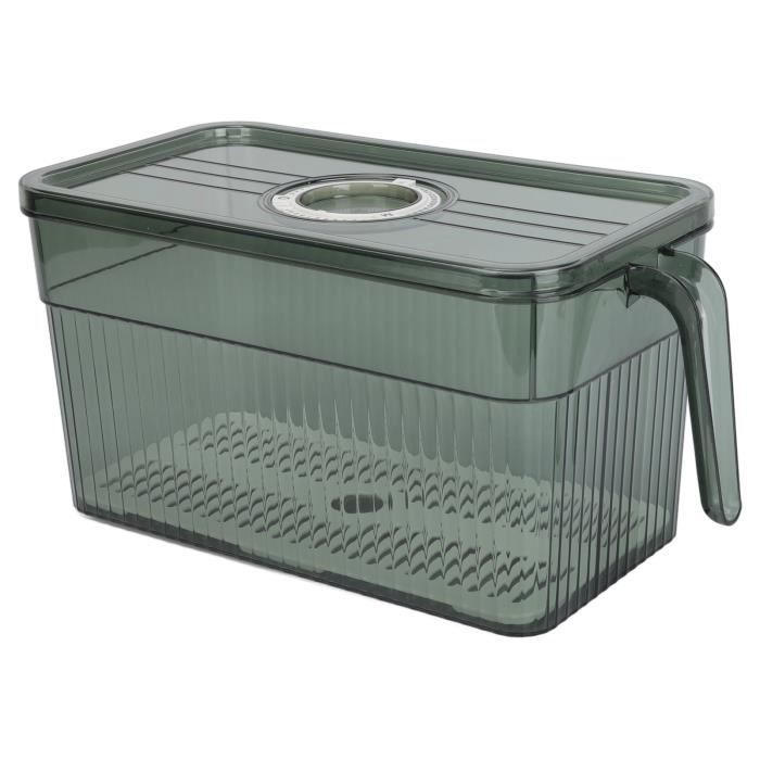 Boîte De Rangement Réfrigérateur Avec Couvercle - 30x15x15 Cm, 4,3 L - Transparente, Hermétique - PP Sans BPA