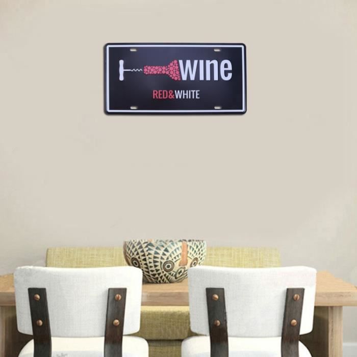 Panneau Décoratif En Métal étain – Rectangulaire 30x40 Cm, Pour Mur, Bar, Café Ou Maison !