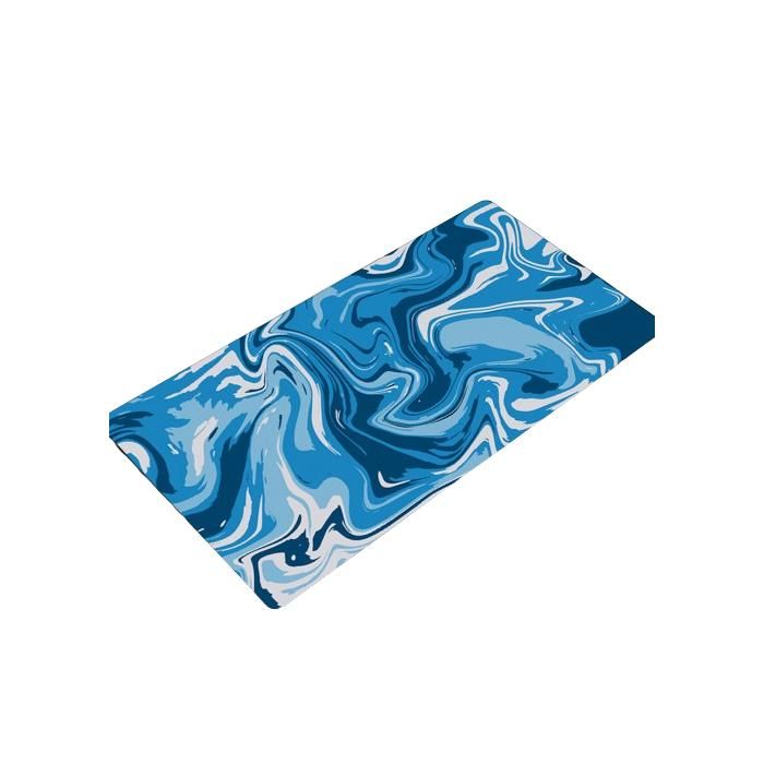 INF Tapis de souris avec surface imperméable Bleu M