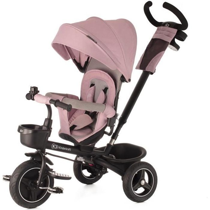 Tricycle SPINSTEP 5 en 1 Kinderkraft - Rose - Pour bébé de 9 mois à 5 ans -  Cdiscount Jeux - Jouets