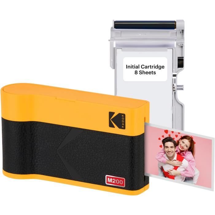 KODAK Mini 2 Era 4PASS Imprimante Photo Portable 53x86cm Jaune