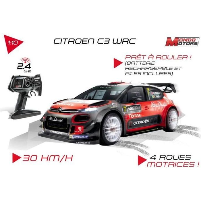 citroen ds3 wrc radiocommandée