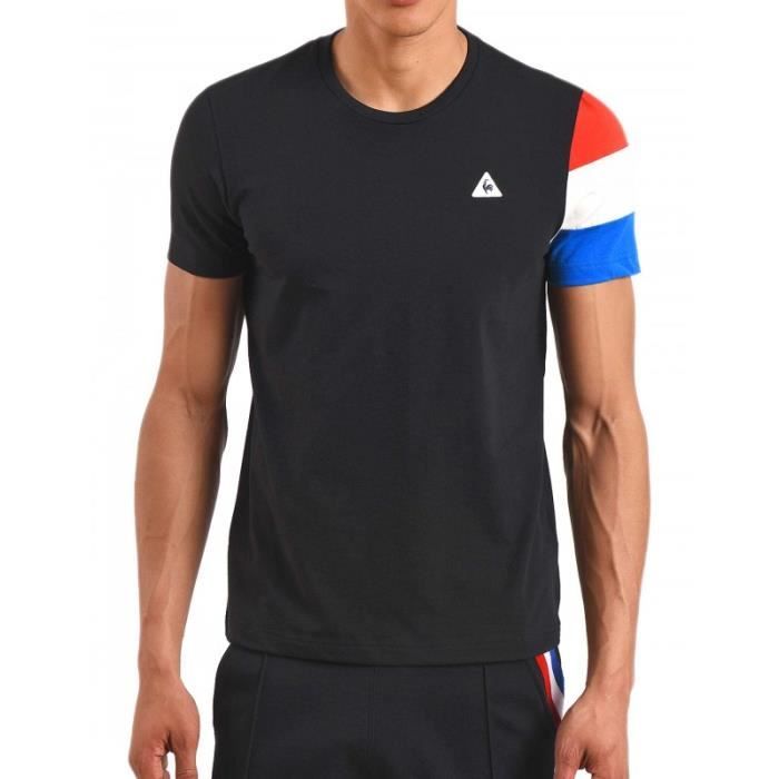 t shirt le coq sportif homme gris
