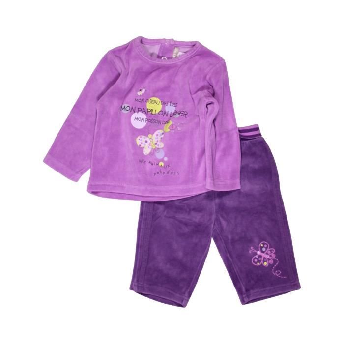 Ensemble Bebe Fille Orchestra 9 Mois Violet Hiver Vetement Bebe Violet Violet Cdiscount Pret A Porter