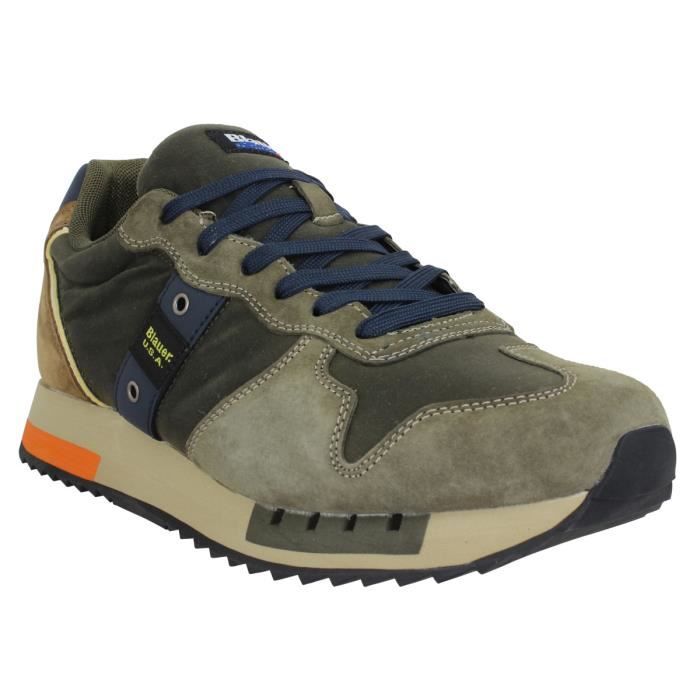 Blauer BLAUER Baskets Queens 01 Homme - 014799-41-Military Brown