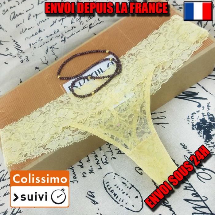 achat string femme
