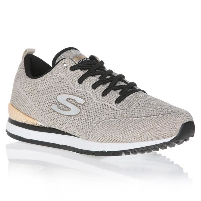 Basket skechers discount femme beige
