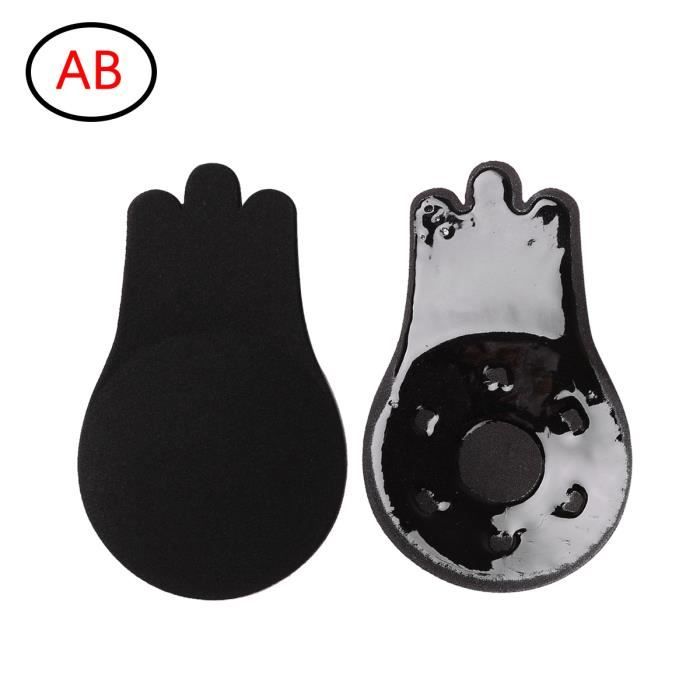 Bande Soutien-gorge Invisible Et Autocollants Seins – Rouleau 5 Cm X 5 M + Pétales + Cache-tétons – Pour Robes Dos Nu, Décolletés - 10