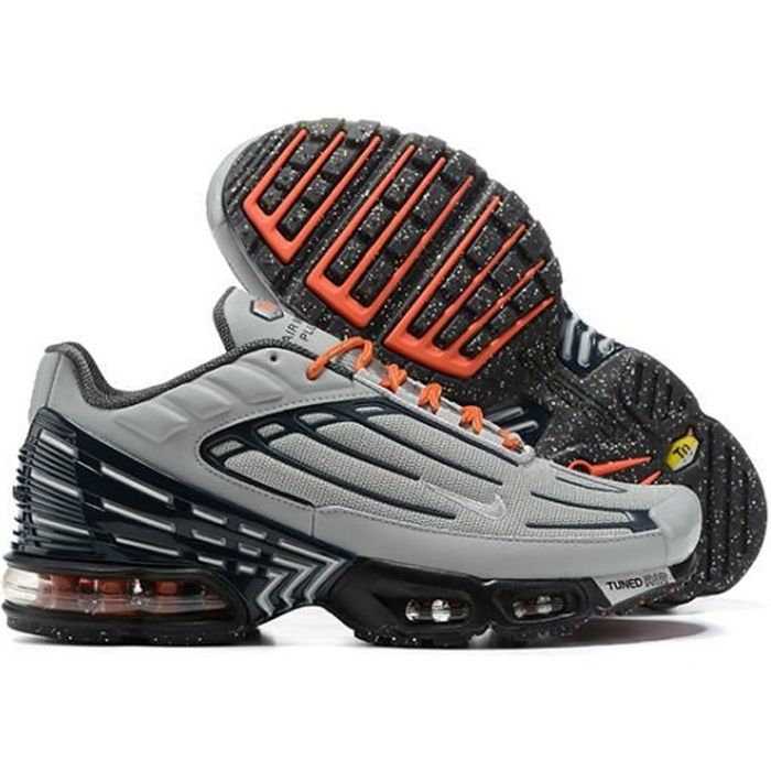 Basket NIKEs AIR MAX TN Plus 3 TxT Chaussures de Running Homme Gris -  Cdiscount Sport