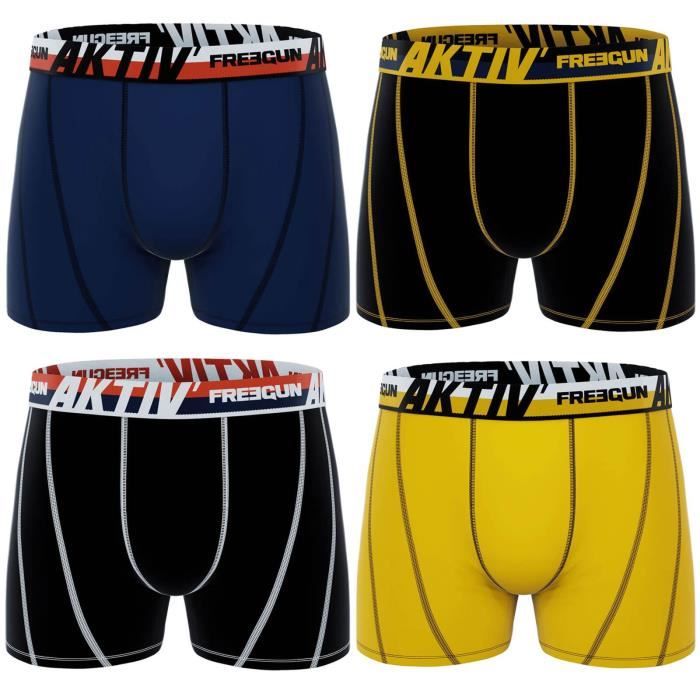 Boxers Homme AKTIV Sport 'Practice & Train' - FREEGUN - Lot De 4