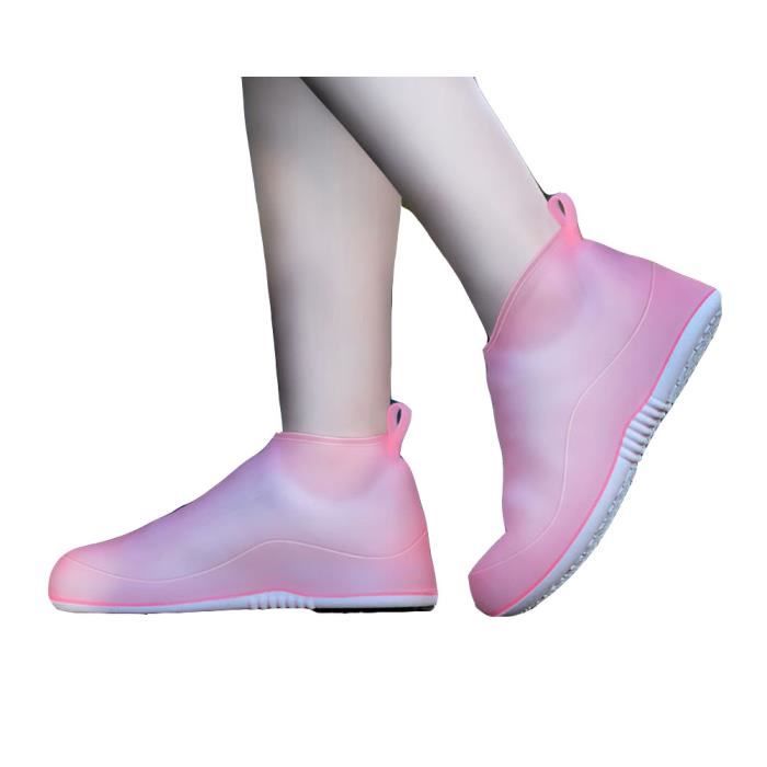 Paires Couvre-Chaussures, Silicone Surchaussures Imperméable
