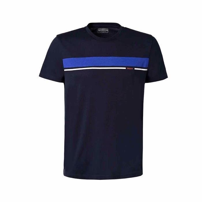 T-shirt homme Anzio Sportswear - Bleu foncé - Coupe droite - Multisport