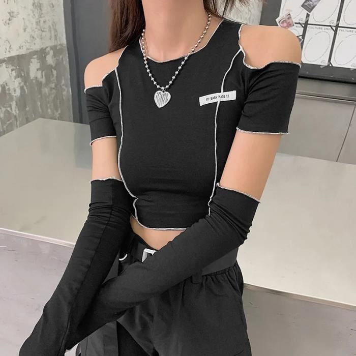 Chemisier Femme épaules Dénudées Avec Volants - Coupe Ample, Léger, Tailles S à 5XL, Style Décontracté