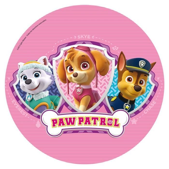 Disque Azyme Cm Pat Patrouille Decor Gateau Anniversaire Paw Patrol Cdiscount Maison