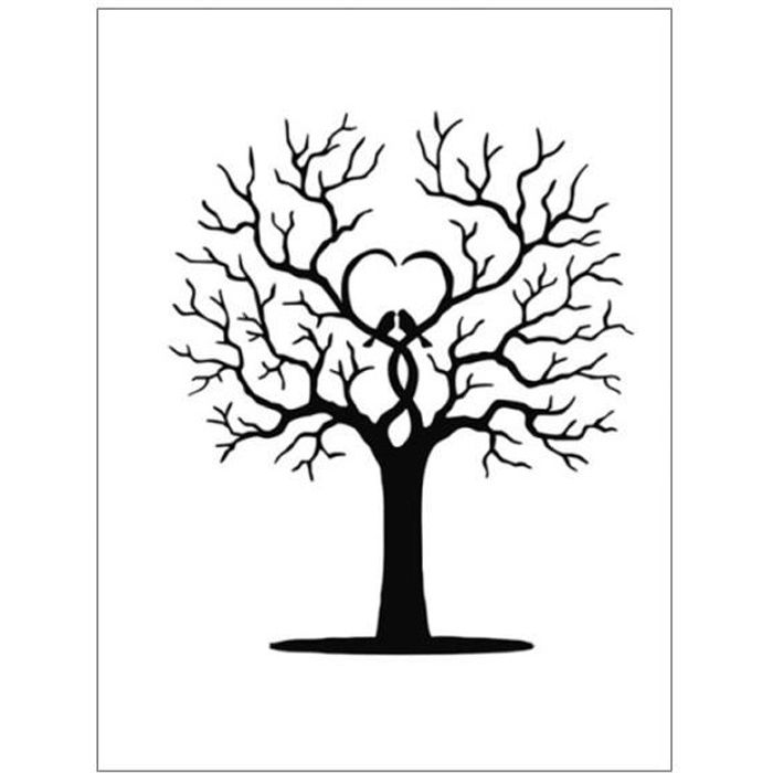 40 X 60 Empreintes Digitales Creatives Signature Sur Toile Invite Sign In Arbre Empreinte Digitale Souvenir Smartphone Cdiscount Maison