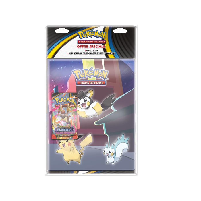 Pack Portfolio Pokémon EV12 – Protège Jusqu’à 180 Cartes, Booster Inclus