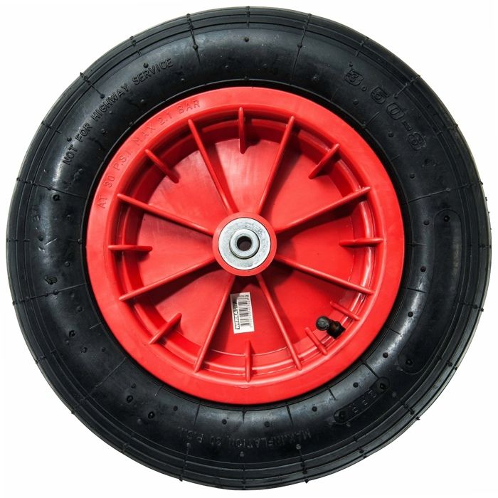 Roue Increvable 14'' Polyuréthane - Pour Chariot, Brouette Ou Diable | Résistante Et Fluide